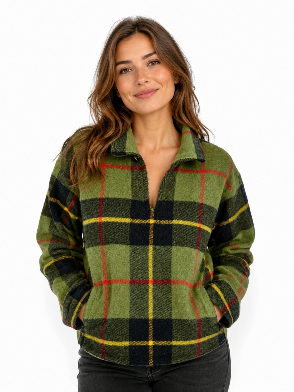 Woolrich Vintage Wool Plaid Hunting Field
Coat Jacket 1940's-1950's